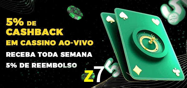 Promoções do cassino ao Vivo z7